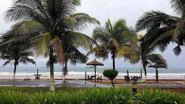 Busua Beach in Ghana