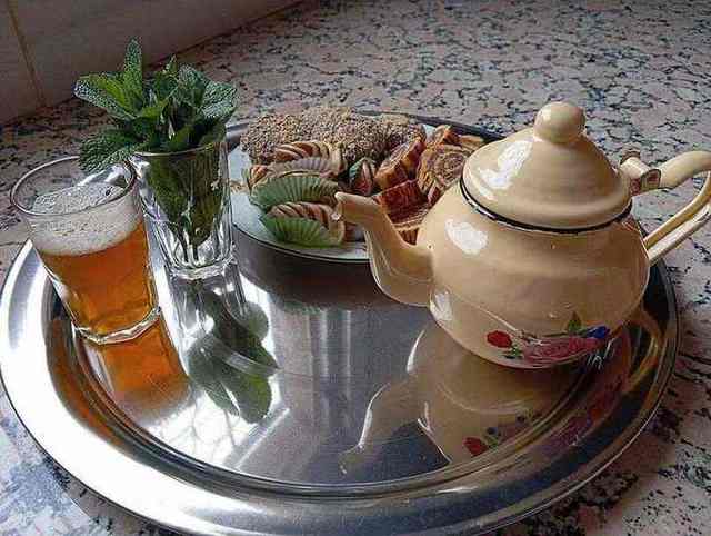 Moroccan food and tea